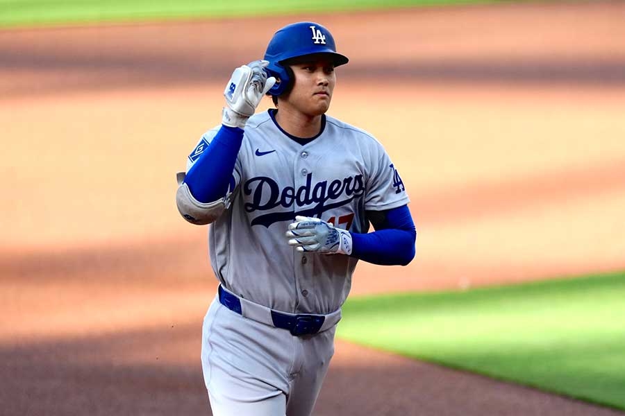 大谷翔平首局首球轟本季第8發 道奇轉播台也看傻
