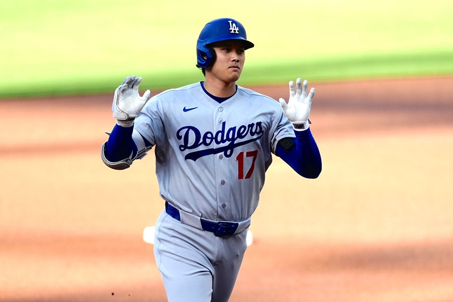 大谷翔平首局首打席轟第8發 全壘打球被教士球迷接走喊不賣