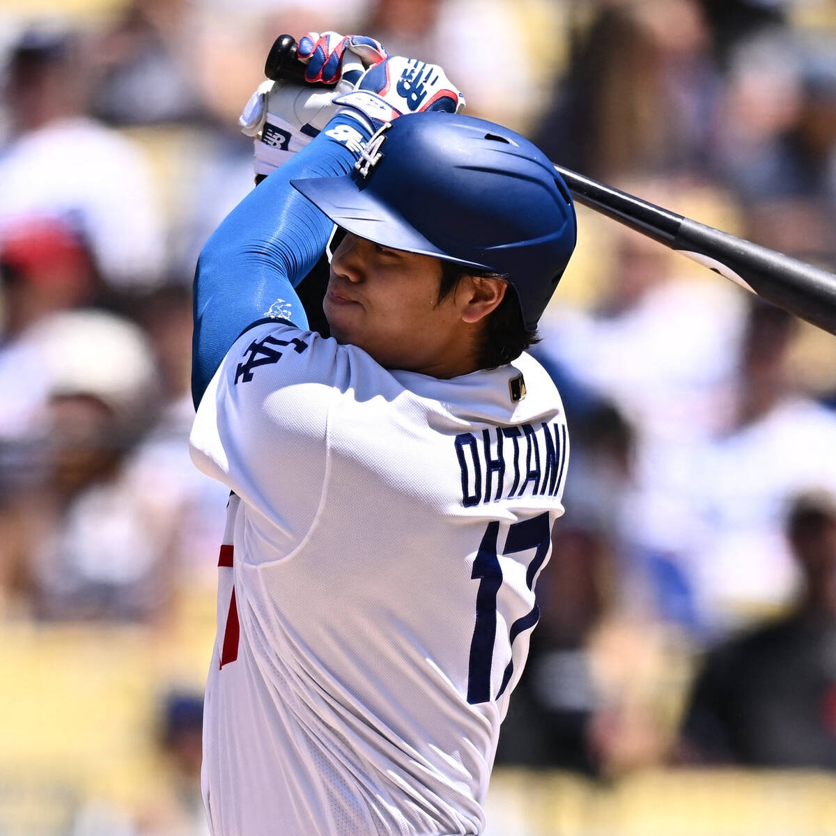 大谷翔平5局強勁飛球被Adell撲接 道奇主場一陣嘆息