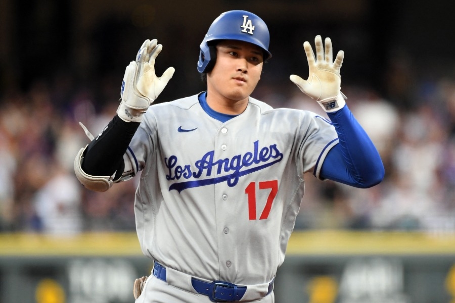 大谷翔平連6年30轟 道奇隊史第一人