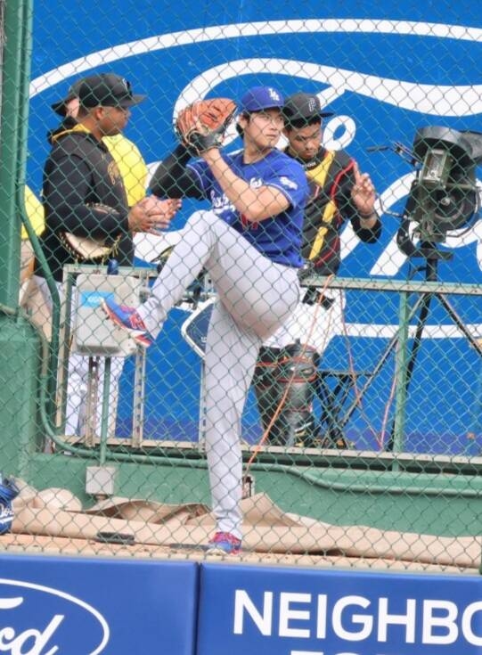 大谷翔平登板前一天進牛棚投26球 道奇11日安排二刀流上場