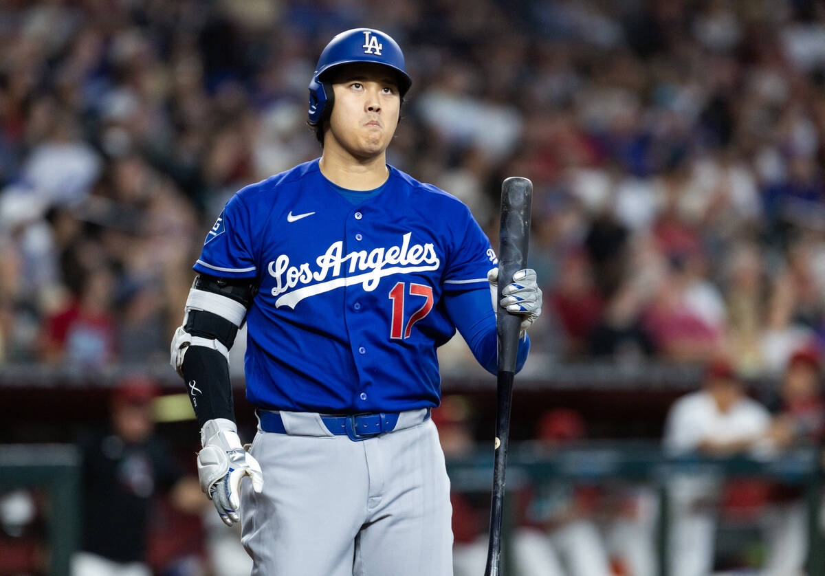大谷翔平4打數無安打 道奇2比4輸響尾蛇