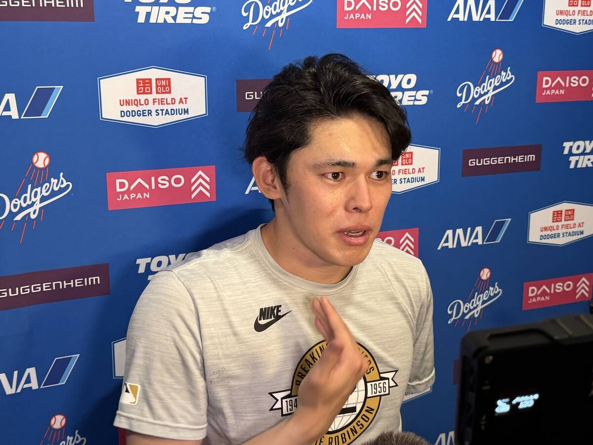 佐佐木朗希6局失2分 第6勝遭牛棚砸鍋